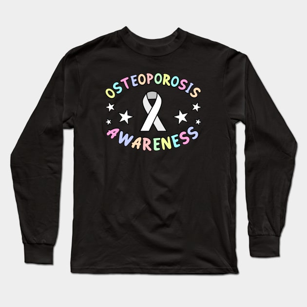 Osteoporosis - Disability Awareness Long Sleeve T-Shirt by Football from the Left
